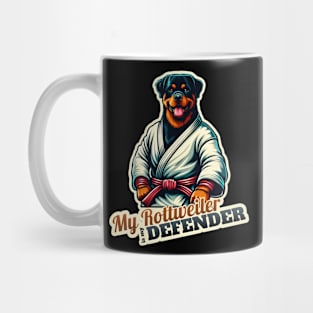 Karate Rottweiler Mug